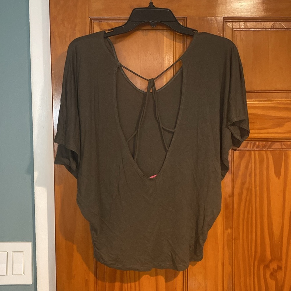Slouchy backless going out top